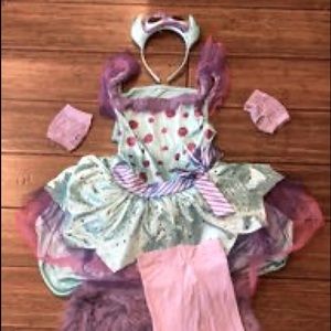 Purple Monster girl Halloween costume ( 8-10)